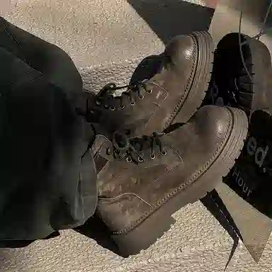 驰狼 加绒舒适百搭 中筒 马丁靴 男款