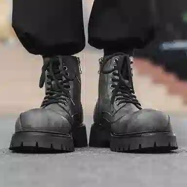 驰狼 潮流简约百搭 马丁靴 男款