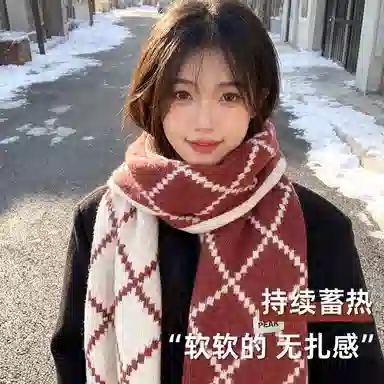 匹克 【降温必备|礼盒可选】冬季加厚防寒保暖百搭文艺范柔软亲肤 腈纶 绒线围巾 男女同款情侣款