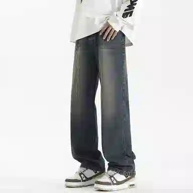 TFU Vintage Washed Loose Jeans