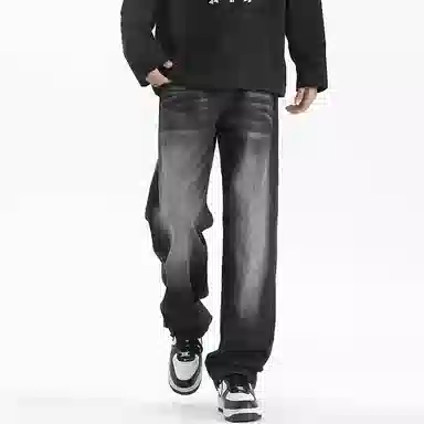 TFU Vintage Washed Loose Jeans