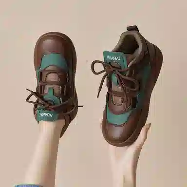 华耐 织物 复古运动时尚百搭舒适 中帮 生活休闲鞋 女款