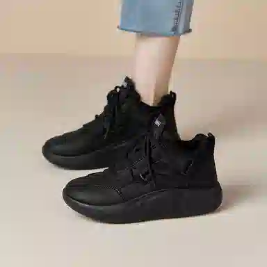 华耐 织物 复古运动时尚百搭舒适 中帮 生活休闲鞋 女款