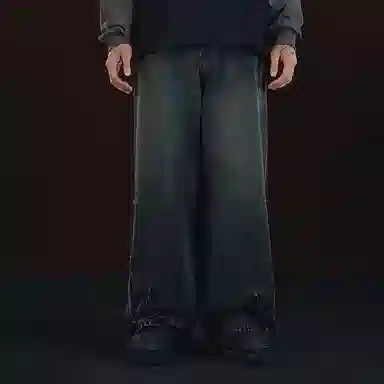 DICETINY Wide Leg Jeans Carbon Black