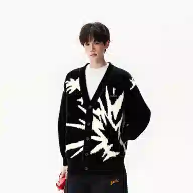 CHARLIE GOLF Vintage V-Neck Cardigan