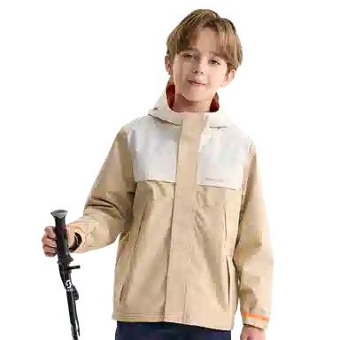 诺诗兰 防风防水舒适保暖户外休闲运动秋季冲锋衣 青少年