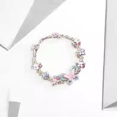 WANLIACC Butterfly Flower Bracelet