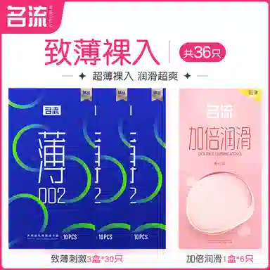 名流 大颗粒安全套 玻尿酸超薄