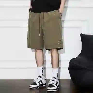 隐狼世家 夏季五分裤潮牌中腰休闲短裤 男款