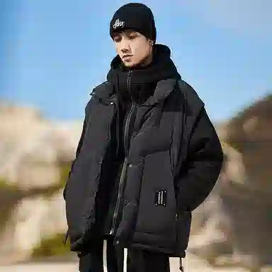 Yinlang Shijia Two-in-One Hoodie Down Jacket