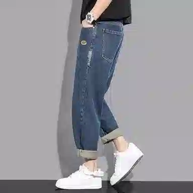 隐狼世家 复古百搭牛仔裤 男款