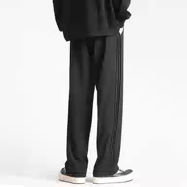 隐狼世家 潮牌条纹简约西装裤 男款