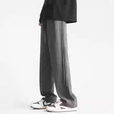 隐狼世家 潮牌条纹简约西装裤 男款