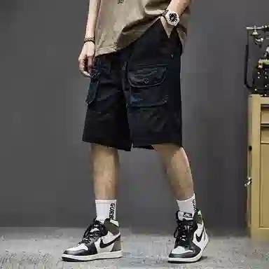 隐狼世家 美式复古五分裤 男款