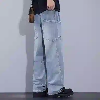 Yinlang Shijia Vintage Straight Leg Jeans