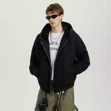 UNKNOWTAL Basic Fleece Hoodie Jacket