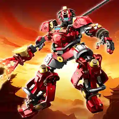 巴巴泥 钢铁机甲积变金刚 益智拼插 拼装模型