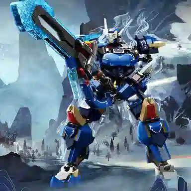 巴巴泥 钢铁机甲积变金刚 益智拼插 拼装模型