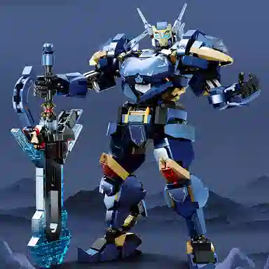 巴巴泥 钢铁机甲积变金刚 益智拼插 拼装模型