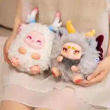 Babanini Shan Hai Yi Shou Plush Keychain Blind Box