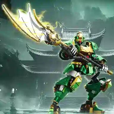 巴巴泥 钢铁机甲积变金刚 益智拼插 拼装模型