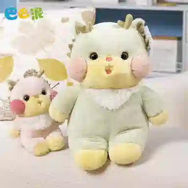 巴巴泥 龙年可爱四小龙 玩偶 毛绒公仔