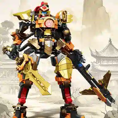 巴巴泥 钢铁机甲积变金刚 益智拼插 拼装模型