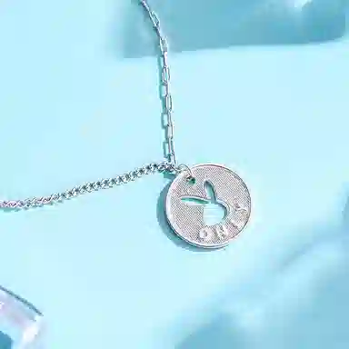 老庙 小兔子项链时尚精品 铂金 铂金项链 女款