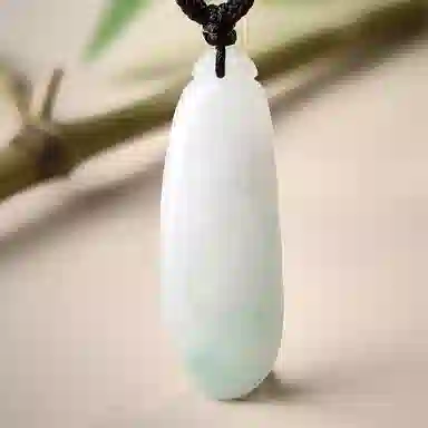 老庙 精致大气新中式福瓜编绳 豆种 翡翠项链 男女同款情侣款