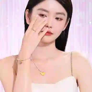 老庙 砂面方条素圈古法金工艺素戒单戴叠戴高级感 足金 按克计价 黄金戒指 女款