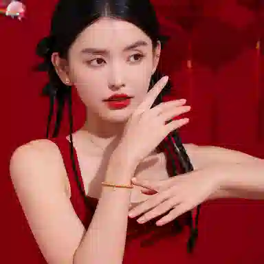 老庙 新中式古法金工艺浪漫小桃花金珠转运珠串珠 足金 按克计价 黄金手串 女款