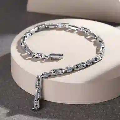 老庙 精致时髦小众设计 铂金 铂金项链 女款