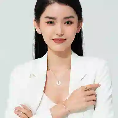 老庙 小兔子项链时尚精品 铂金 铂金项链 女款