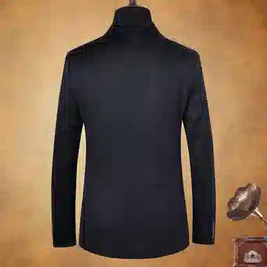 轻奢高端商务休闲百搭保暖羊绒羊毛呢西服外套西装 男款