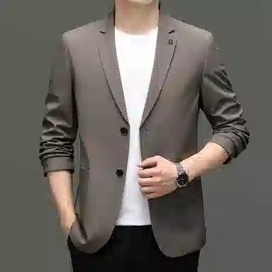 轻商务韩版通勤高档休闲正装西装 男款