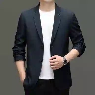 轻商务韩版通勤高档休闲正装西装 男款