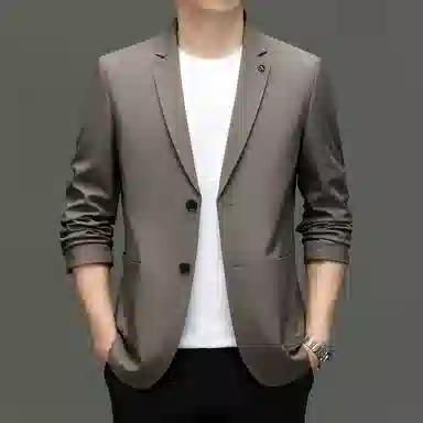 轻商务韩版通勤高档休闲正装西装 男款