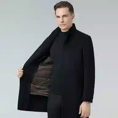 Devanro Wool Coat Black