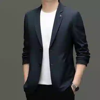 轻商务韩版通勤高档休闲正装西装 男款