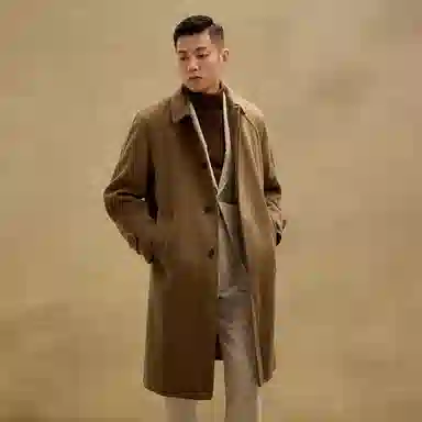 SKARO Double-Sided Wool Coat