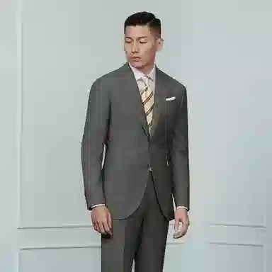 SKARO Single-Breasted Blazer Set Green