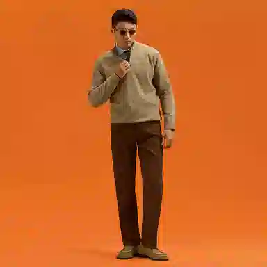 SKARO Cashmere Half-Zip Pullover