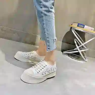 阿比让 头层牛皮 时尚百搭简约 增高 低帮 生活休闲鞋 女款