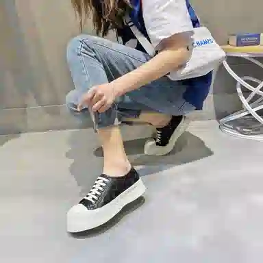 阿比让 头层牛皮 时尚百搭简约 增高 低帮 生活休闲鞋 女款