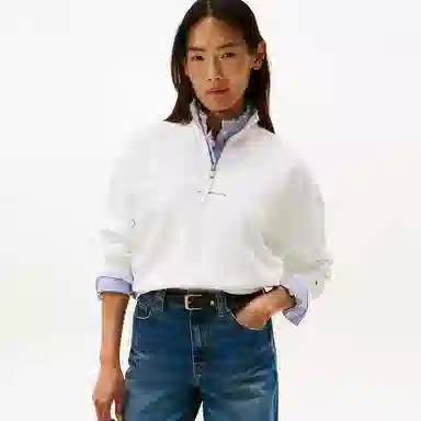 Tommy Hilfiger Half-Zip Pullover Sweatshirt