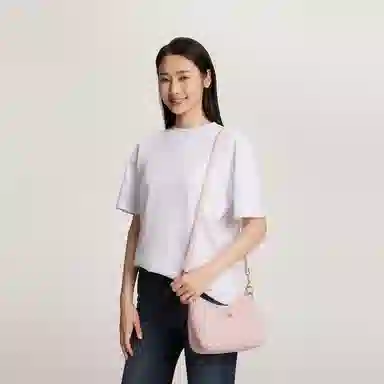 Tommy Hilfiger Dumpling Crossbody Medium Off-White Orange