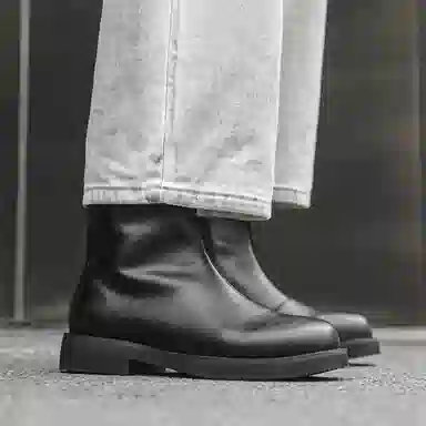 威世米邦 简约小众百搭休闲加绒加厚 短靴 男款