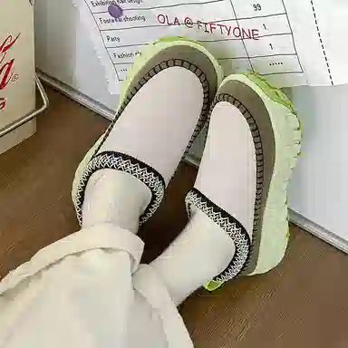 威世米邦 牛反绒 保暖防滑 轮胎厚底设计感加绒加厚 及踝 雪地靴 男女同款