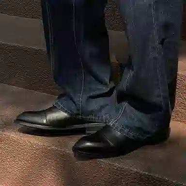 威世米邦 超纤皮 复古英伦休闲商务 短筒 切尔西靴 男款