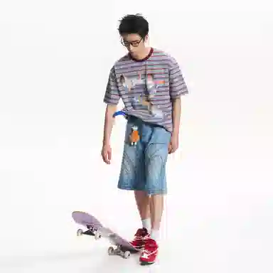 Mr. Jiangnan Vintage Striped T-Shirt